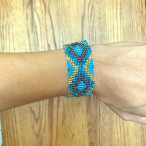 🐓 Boho beaded bracelet